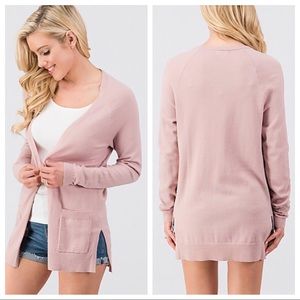 Simple Pink Cardigan